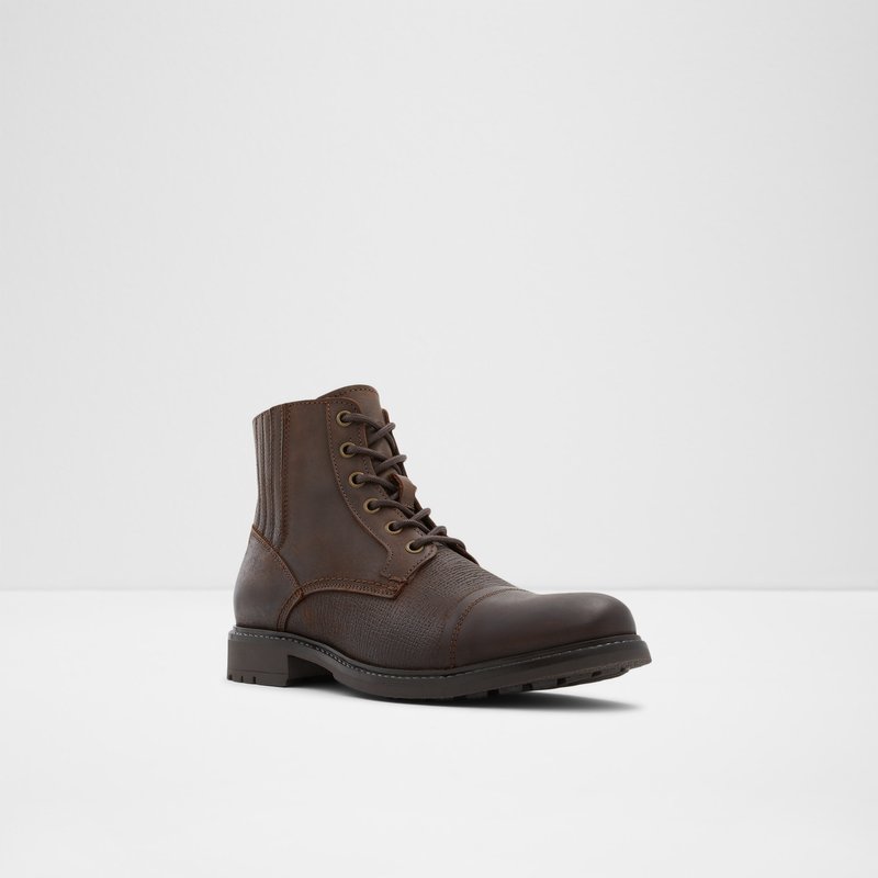 Botas con Cordones Aldo Croresen Hombre Marrom | BUL876143