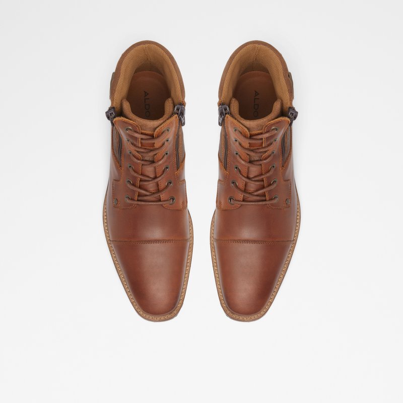Botas con Cordones Aldo Jaxyn Hombre Marrom | QRC123806