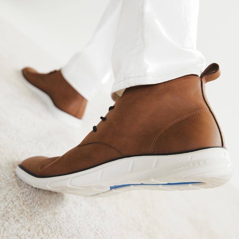 Botas con Cordones Aldo Namibi Hombre Marrom | TKE526048
