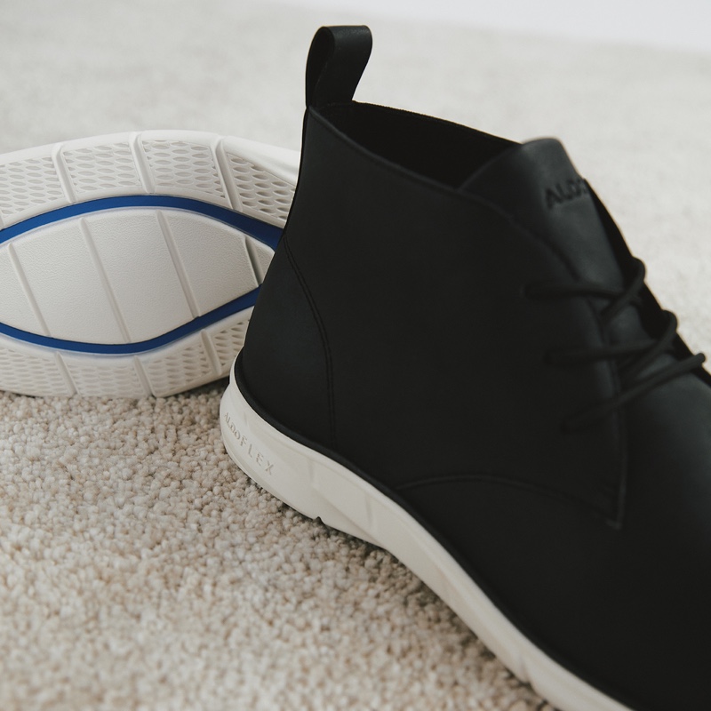 Botas con Cordones Aldo Namibi Hombre Negros | IDV354067