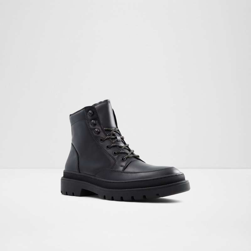 Botas con Cordones Aldo Peak Hombre Negros | DVW750619