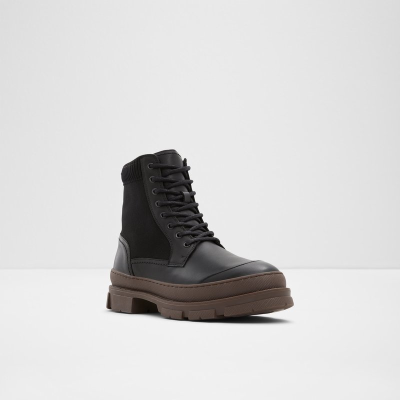 Botas con Cordones Aldo Rove Hombre Negros | ICS042736